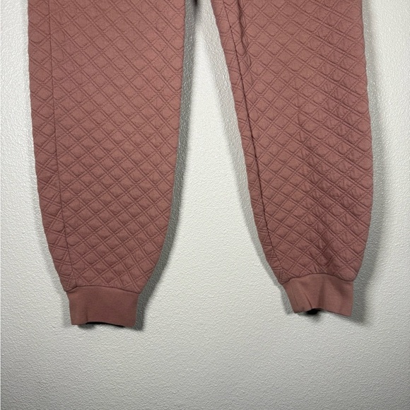 Madewell Re(Sourced) Quilted Jogger Sweatpants Medium Faded Mauve C2 - Picture 9 of 11